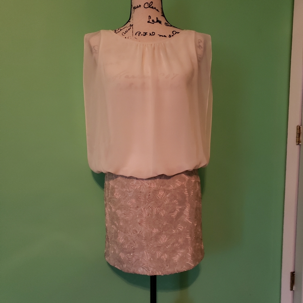 Aidan by Adian Mattox Blouson Dress / Sequin Mini2 - Picture 5 of 8